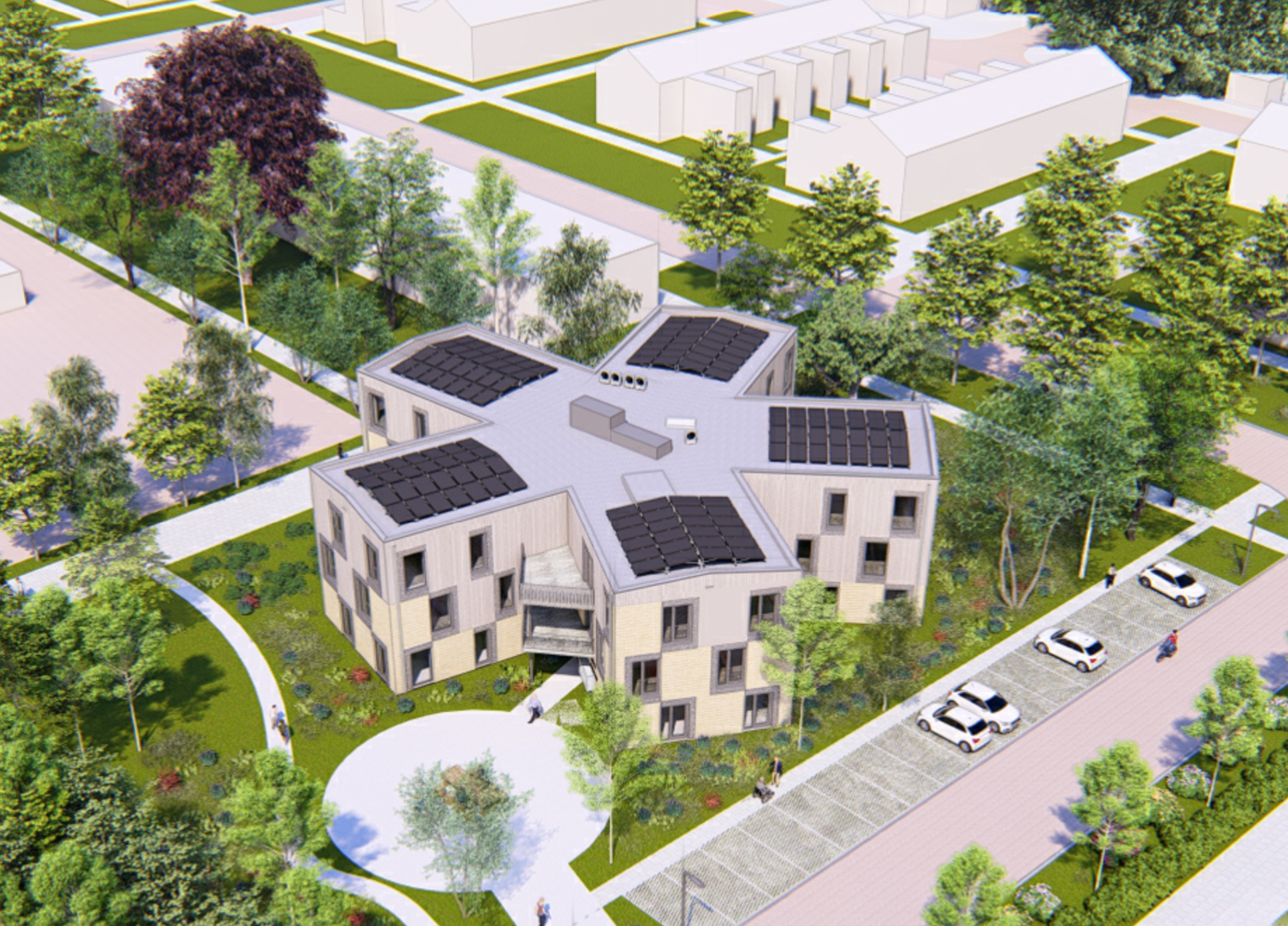 24 zorgappartementen voor Stichting Sprank in Drachten | Bouwbedrijf Postma